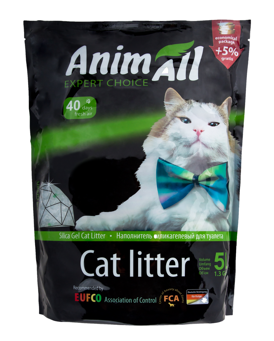 Animall Зелений Пагорб Силікагелевий наповнювач