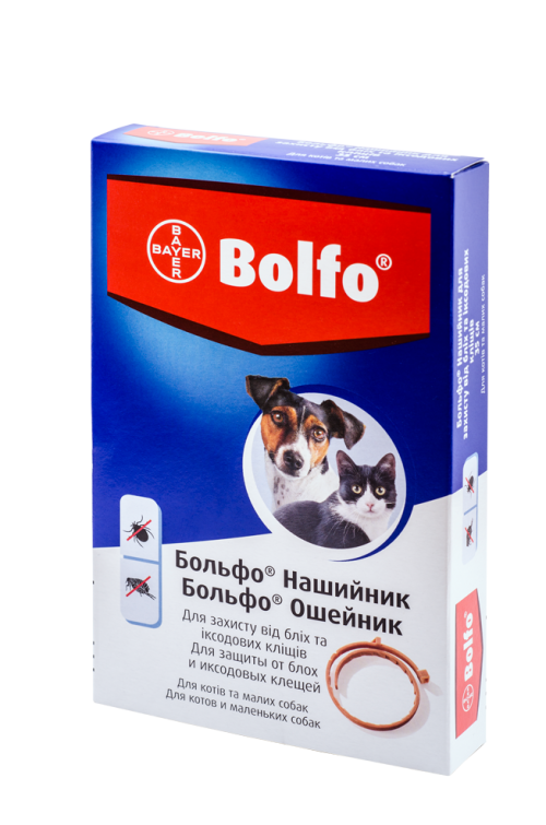 Bolfo нашийник від бліх та кліщів для собак і котів