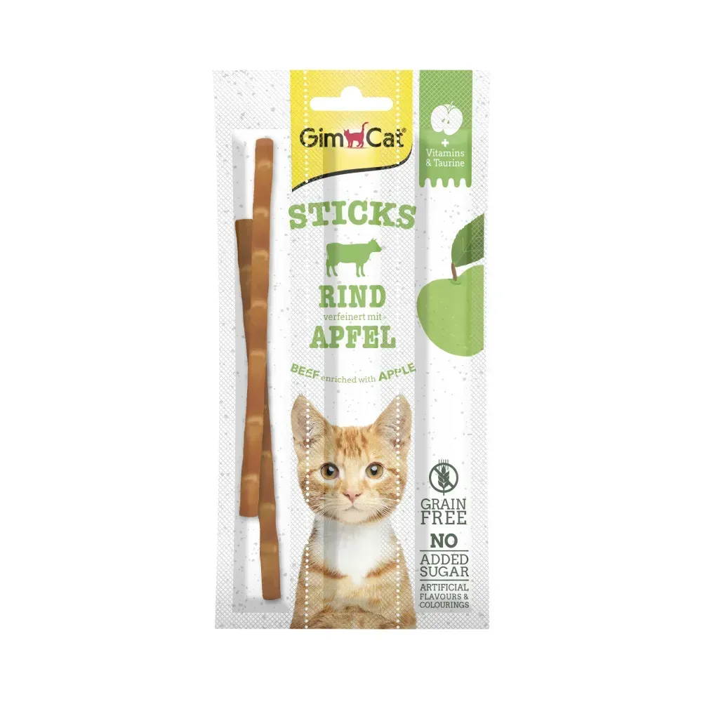 GimCat SuperFood Duo-Sticks Яловичина та яблуко