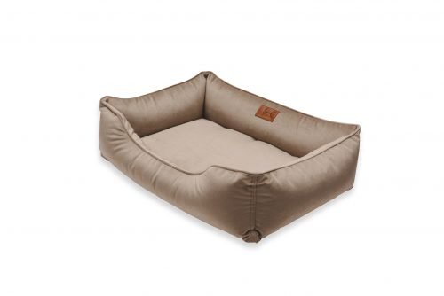 Harley & Cho Велюр Бежевий Лежак для собак