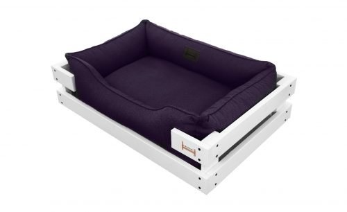 Harley & Cho Dreamer Violet + White Лежак для собак з підставкою