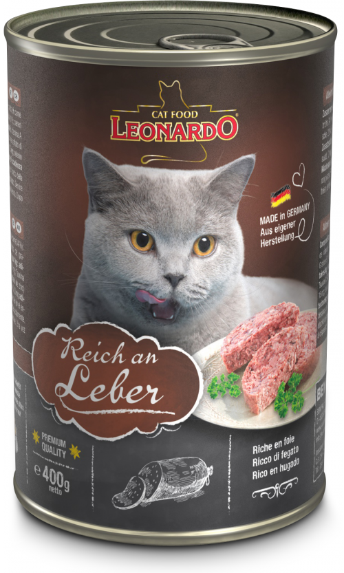 Leonardo М'ясо з печінкою Консерва для котів