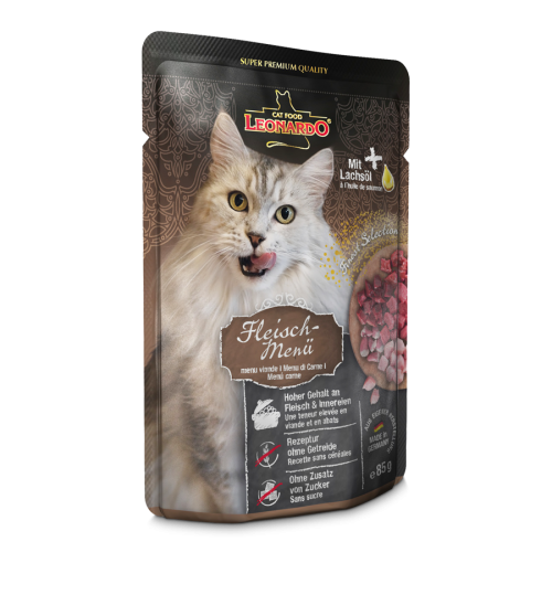 Leonardo М'ясне меню Пауч для котів