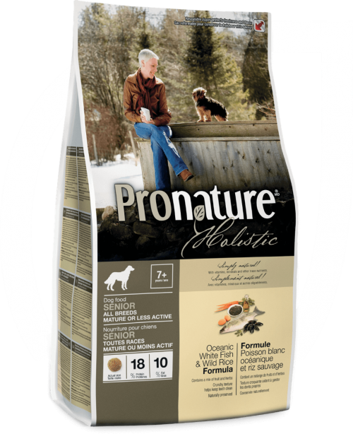 ProNature Holistic Oceanic White Fish & Wild Rice Senior Dog