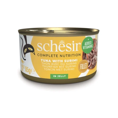 Консерва Schesir Тунець з Сурімі в желе для котів