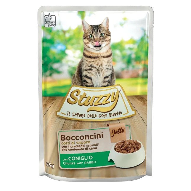 Пауч Stuzzy Cat Rabbit з кроликом у желе