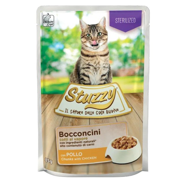 Пауч Stuzzy Sterilized Cat Chicken з куркою в соусі