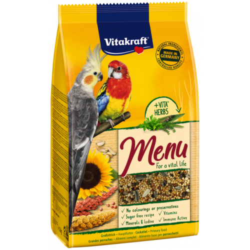 VitaKraft Menu для середніх папуг