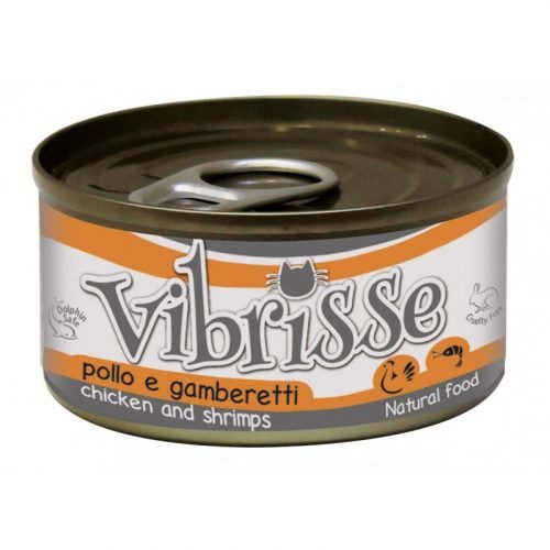 VIBRISSE курка та креветки Консерва для котів