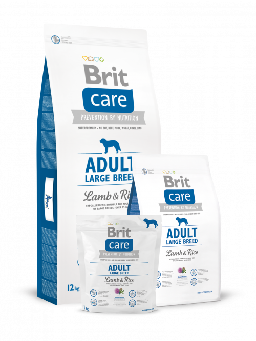 Brit Care Adult Large Breed Lamb & Rice Гіпоалергенний корм для собак