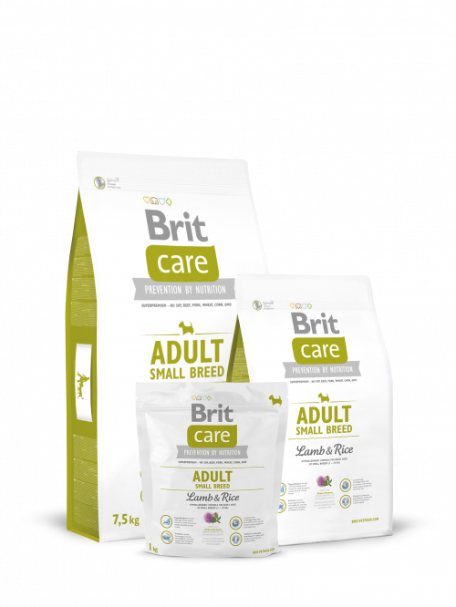 Brit Care Adult Small Breed Lamb & Rice Гіпоалергенний корм для собак малих порід