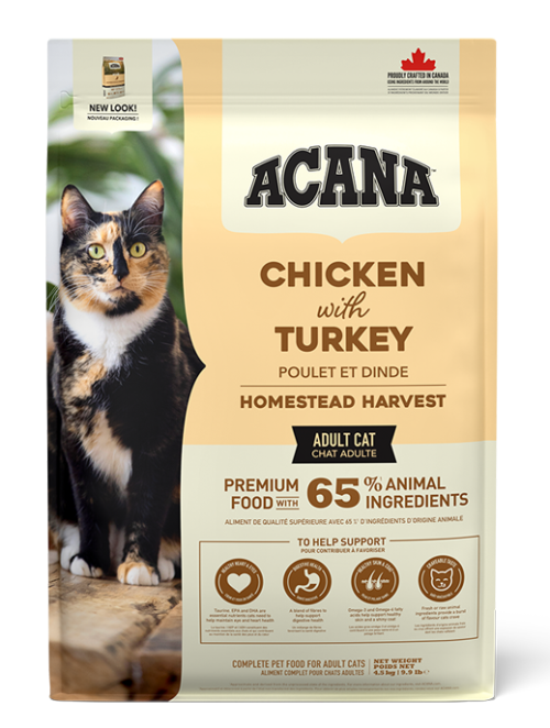 Acana Homestead Harvest Adult Cat Chicken & Turkey