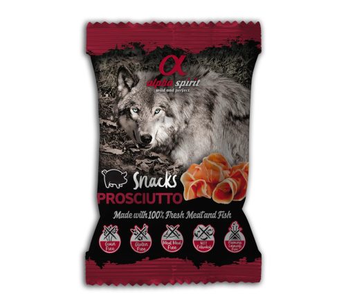 Alpha Spirit Prosciutto Dog Snacks Кубики з шинкою