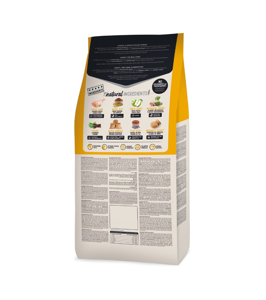 Ownat Classic Dog Adult Lamb & Rice - Зображення 2