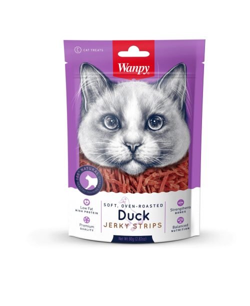 Wanpy Soft Duck Jerky Strips ласощі для котів
