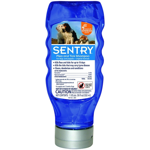 Sentry Tropical Breeze шампунь від бліх та кліщів для собак