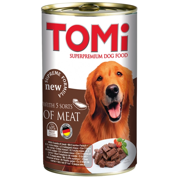 TOMi 5 Kinds of Meat для собак