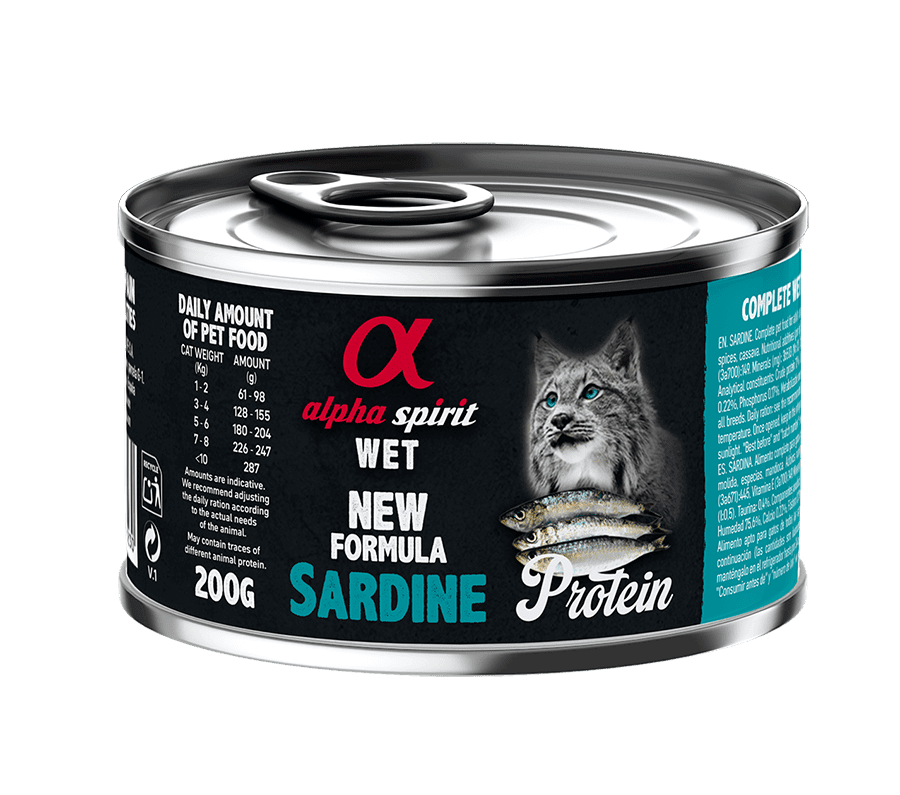Alpha Spirit WET Sardine Protein консерва для котів 200г