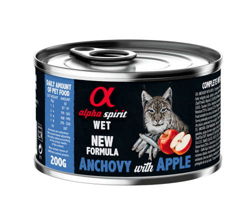 Alpha Spirit WET Anchovy with Apple для котів