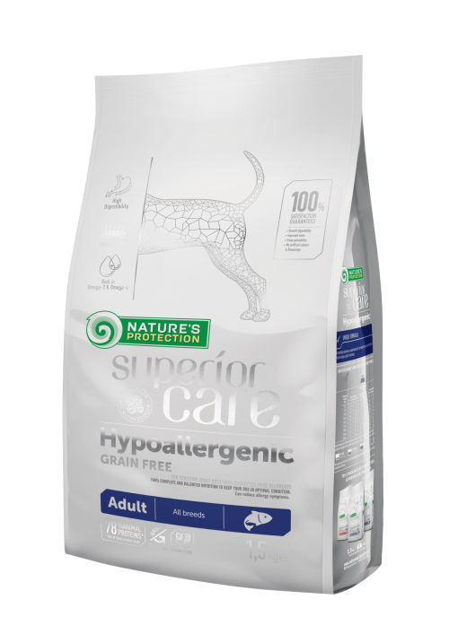 Nature’s Protection Hypoallergenic GF Adult All Breeds 1.5 кг