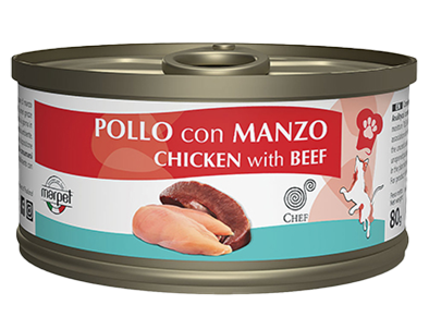 Marpet Chef Курка з телятиною для котів, 80 г