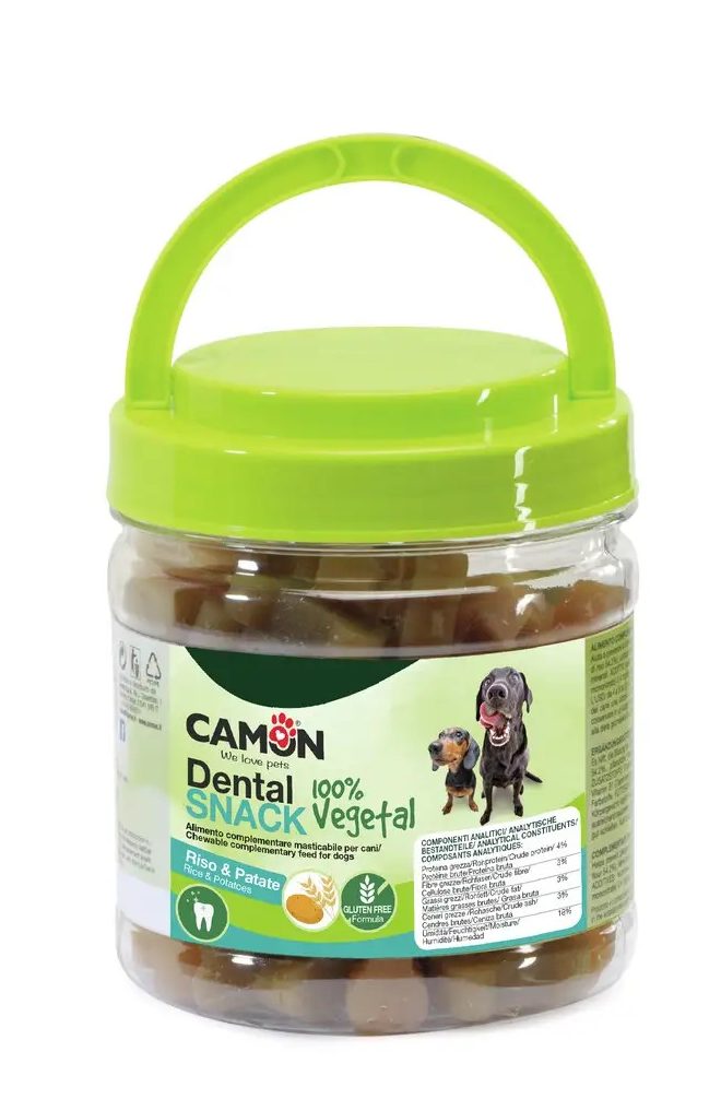 Camon Dental snack box ласощі для зубів з рисом і картоплею, 350г