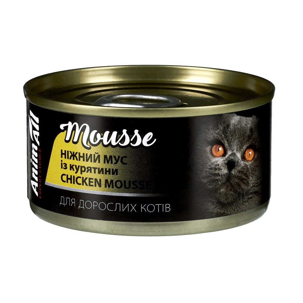 AnimAll Mousse ніжний мус із курки для котів