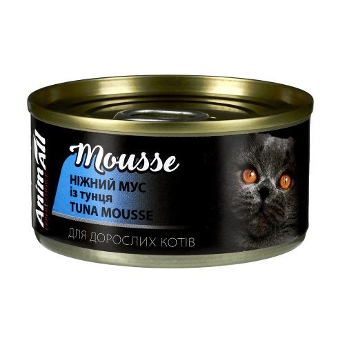 AnimAll Mousse ніжний мус з тунця для котів