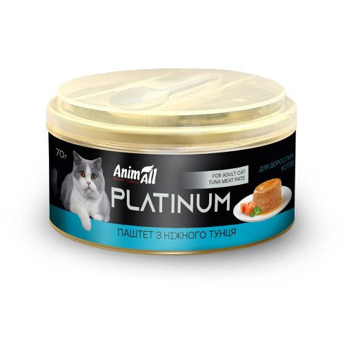 AnimAll Platinum ніжний паштет з тунця для котів