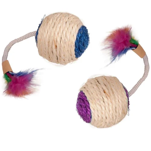 Flamingo Bouly Sisal Ball Feather
