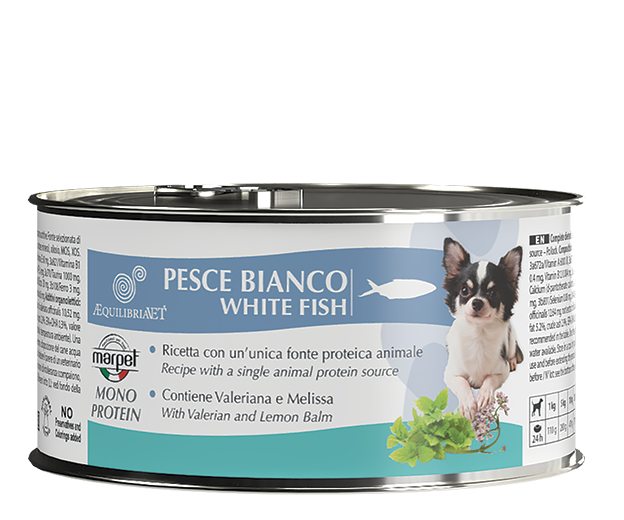 Marpet Equilibriavet Pesce Bianco MonoProtein монобілковий мус для собак 150г