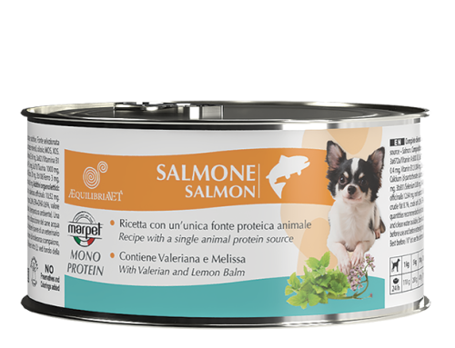 Marpet Equilibriavet Salmone MonoProtein монобілковий мус з лососем для собак 150г