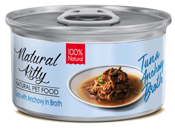 Natural Kitty Tuna with Anchovy in Broth
