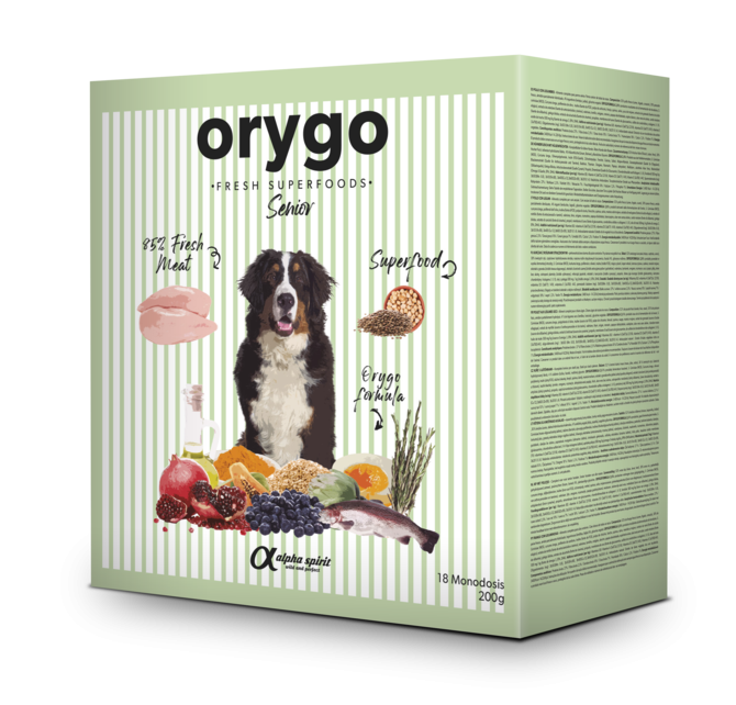 Напіввологий корм Orygo Senior Dog для літніх собак