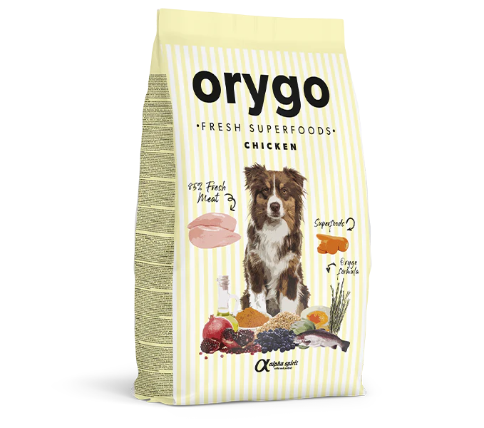 Напіввологий корм Orygo Chicken Dog для собак