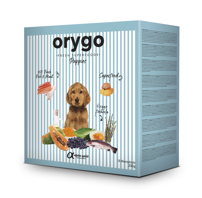 Напіввологий корм Orygo Puppies Dog для цуценят