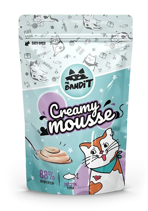 Рідкі ласощі Mr. Bandit Cat Creamy Mousse з тунцем для котів