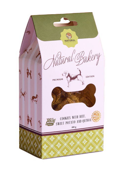 Natural Печиво з яловичиною, бататом та кіноа для собак