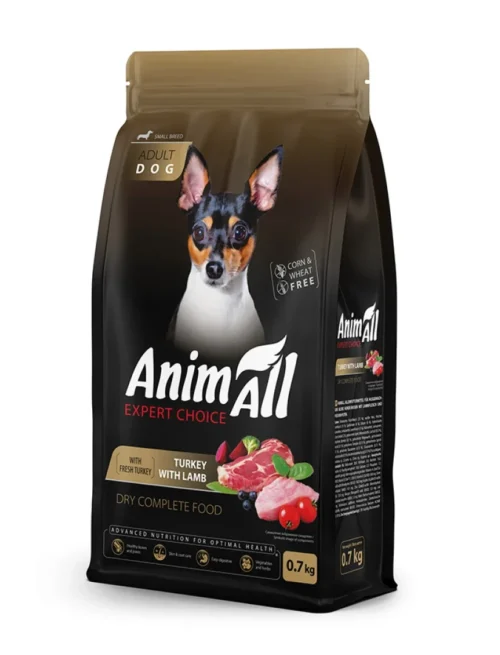Сухий корм AnimAll Adult Dog Small Breed Fresh Turkey & Lamb для собак