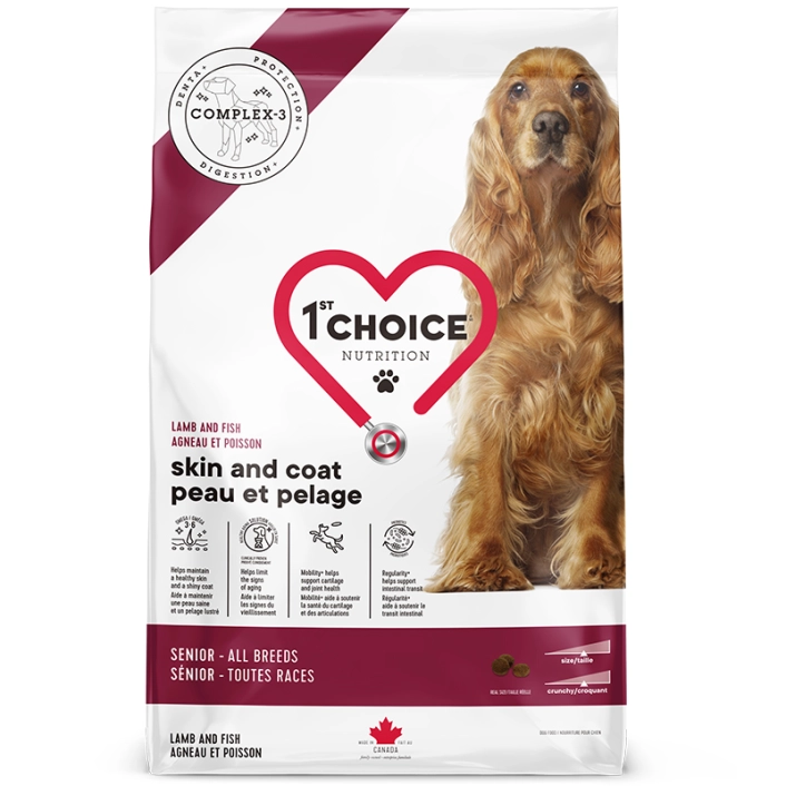 1st Choice Senior Skin and Coat Lamb&Fish для літніх собак