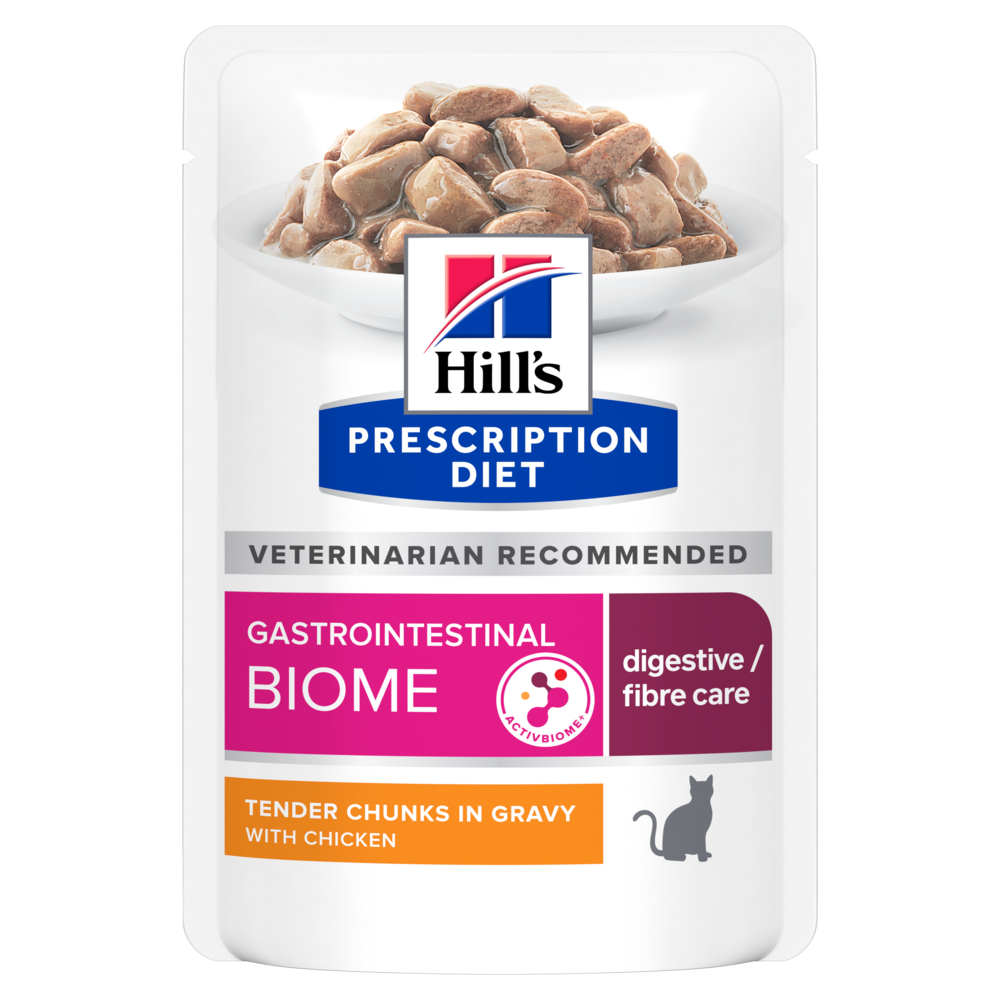 Hill's PD Feline Gastrointestinal Biome Chicken Pouches для котів