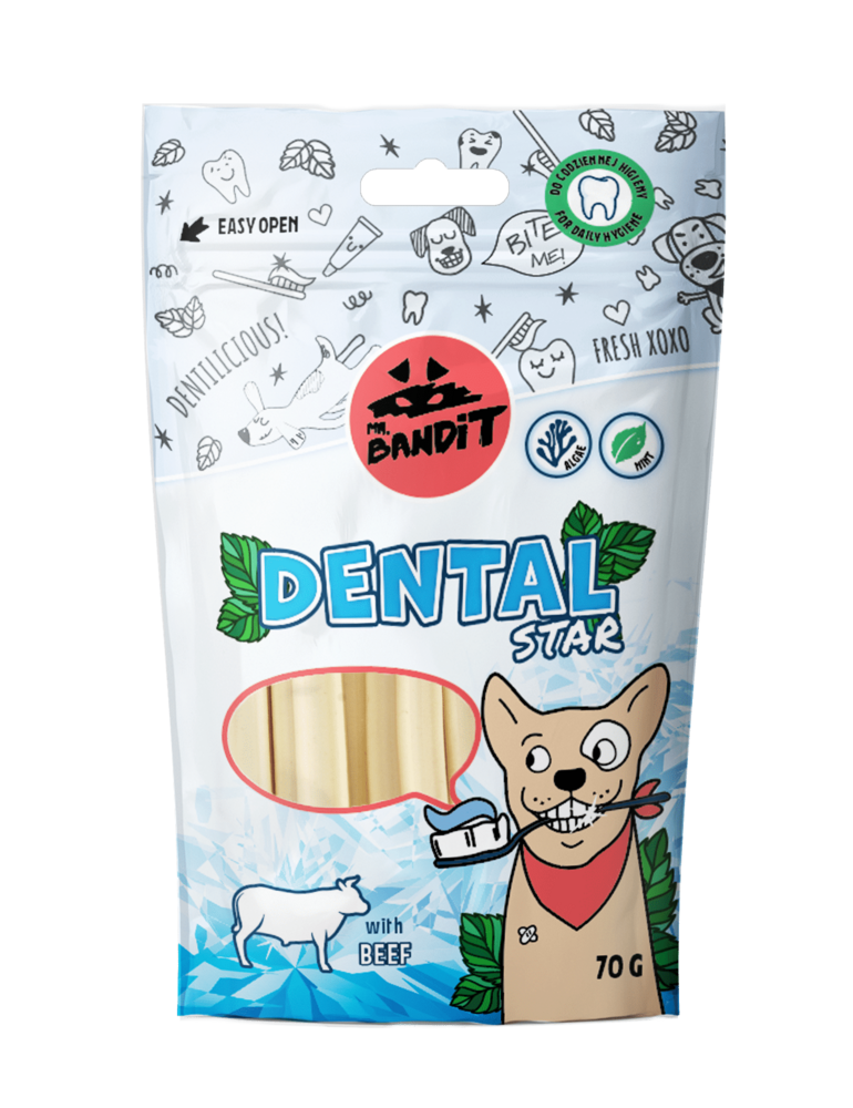 Mr. Bandit Dental Палички для здоров'я зубів собак з яловичиною