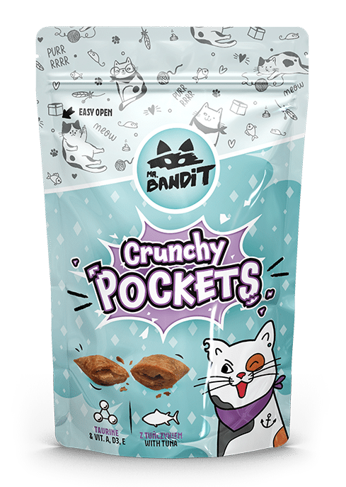 Mr. Bandit Хрусткі подушечки з тунцем для котів