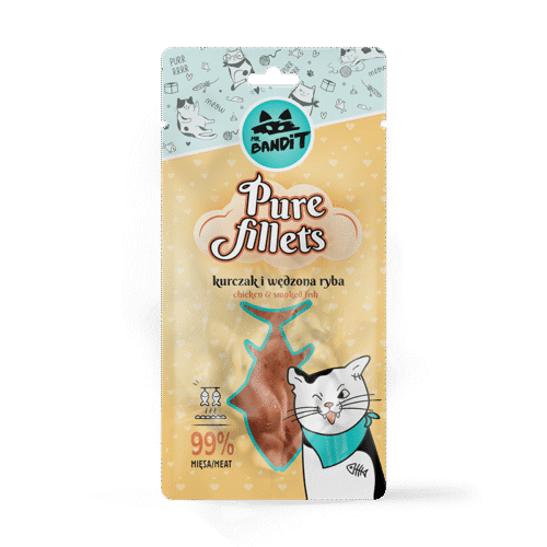 Mr. Bandit Філе курки з копченою рибою для котів