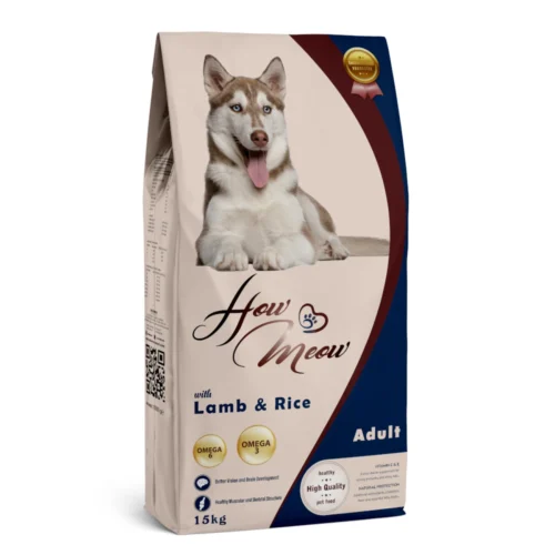 Сухий корм How Meow Dog Adult Lamb & Rice з ягням та рисом для собак