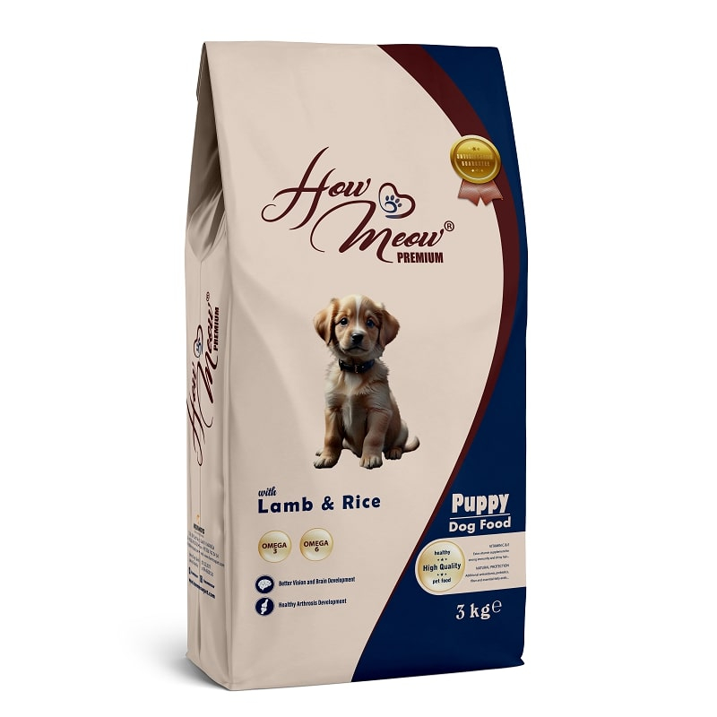 Сухий корм How Meow Puppy Lamb & Rice з ягням та рисом для цуценят