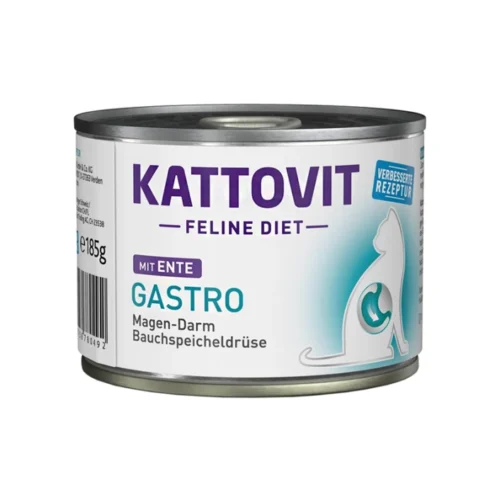 Консерва Kattovit Veterinary Gastro Duck Pate паштет з качкою для котів, 185г