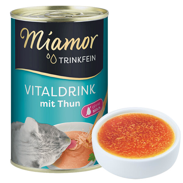 Бульйон Miamor Vitaldrink mit Thun з тунцем для котів, 135мл
