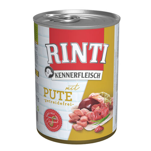Консерва Rinti Kennerfleisch mit Pute з індичкою для собак 400г