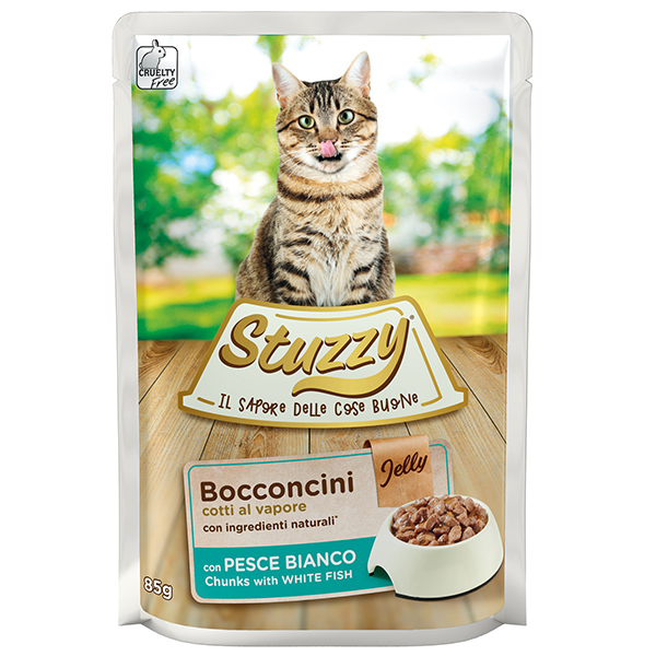 Пауч Stuzzy Cat White Fish з білою рибою в желе